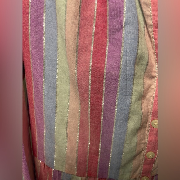 J.Crew blue and pink Striped Dress - Picture 7 of 8